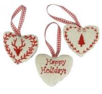 Opakowanie Zestaw ozdób serca CHRISTMAS JOY