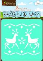 Opakowanie Zestaw szablonów Boże Narodzenie