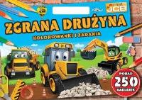 Okładka książki Zgrana drużyna kolorowanki i zadania