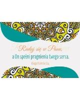 Opakowanie A Kartka składana - Raduj się w Panu Grafika