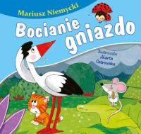 Bocianie gniazdo. Autor: Mariusz Niemycki. SmakLiter.pl Okładka książki Bocianie gniazdo