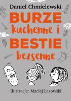 Burze kuchenne i bestie bezsenne. Autor: Chmielewski Daniel. SmakLiter.pl Okładka książki Burze kuchenne i bestie bezsenne