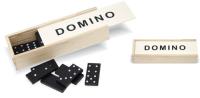 Drewniane Domino w pudełku. Autor: Eurocom. SmakLiter.pl Okładka książki Drewniane Domino w pudełku