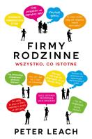 Firmy rodzinne. Autor: Leach Peter. SmakLiter.pl Okładka książki Firmy rodzinne