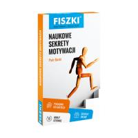 Fiszki Naukowe sekrety motywacji. Autor: Piotr Bucki. SmakLiter.pl Okładka książki Fiszki Naukowe sekrety motywacji