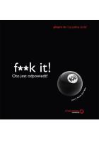 F**k it! Oto jest odpowiedź!. Autor: John C. Parkin, Gaia Pollini. SmakLiter.pl Okładka książki F**k it! Oto jest odpowiedź!