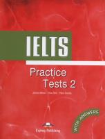 IELTS Practice Tests 2 with answers. Autor: Milton James, Bell Huw, Neville Peter. SmakLiter.pl Okładka książki IELTS Practice Tests 2 with answers