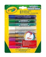 Klej brokatowy 9 kolorów CRAYOLA. Wydawca: Crayola. SmakLiter.pl Opakowanie Klej brokatowy 9 kolorów CRAYOLA