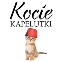 Kocie kapelutki. Autor: Kat Scratching. SmakLiter.pl Okładka książki Kocie kapelutki
