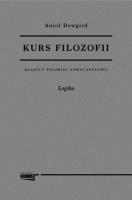 Kurs filozofii. Autor: Dowgird Anioł. SmakLiter.pl Okładka książki Kurs filozofii