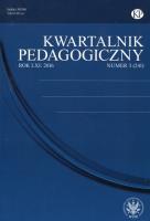 Opakowanie Kwartalnik Pedagogiczny 2016/3