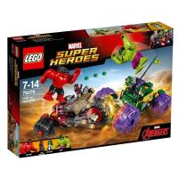 Lego SUPER HEROES Hulk kontra Czerwony Hulk. Autor: Super Heroes. SmakLiter.pl Okładka książki Lego SUPER HEROES Hulk kontra Czerwony Hulk