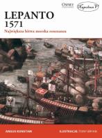 Lepanto 1571. Autor: Angus Konstam. SmakLiter.pl Okładka książki Lepanto 1571