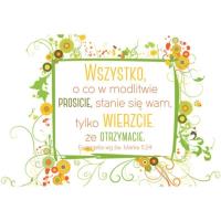 Opakowanie Magnes na lodówkę - Wszystko o co w modlitwie...
