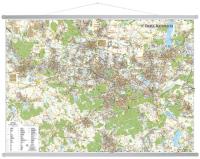 Okładka książki Mapa ścienna Okręg katowicki 1:40 000