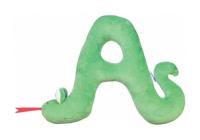 Maskotka przytulanka A anakonda. Wydawca: TVP. SmakLiter.pl Opakowanie Maskotka przytulanka A anakonda