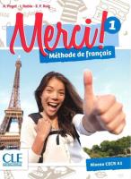 Okładka książki Merci 1 podręcznik + DVD