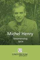 Okładka książki Michel Henry- fenomenoog życia