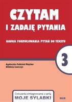 Okładka książki Moje sylabki - Czytam i zadaję pytania 3. Nauka formułowania
