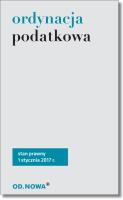 Ordynacja podatkowa 17.02. Autor: Anna Prus (oprac.). SmakLiter.pl Okładka książki Ordynacja podatkowa 17.02