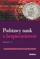 Podstawy nauk o bezpieczeństwie. Autor: Korzeniowski Leszek F.. SmakLiter.pl Okładka książki Podstawy nauk o bezpieczeństwie