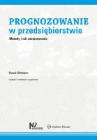 Okładka książki Prognozowanie w przedsiębiorstwie