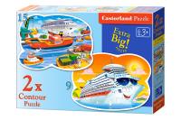 Opakowanie Puzzle 2w1 Contour Puzzle Sea Adventures