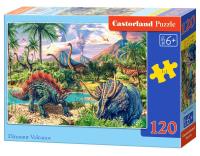 Puzzle Dinosaur Volcanos. Wydawca: Castorland. SmakLiter.pl Opakowanie Puzzle Dinosaur Volcanos