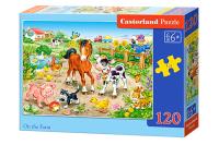 Puzzle On the Farm 120. Wydawca: Castorland. SmakLiter.pl Opakowanie Puzzle On the Farm 120