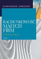 Okładka książki Rachunkowość małych firm Tom 1