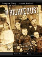 Righteous. Autor: Grzegorz Górny, Janusz Rosikoń. SmakLiter.pl Okładka książki Righteous