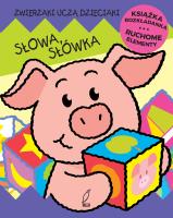 Okładka książki Słowa, słówka. Książka rozkładana. Ruchome Elementy