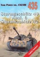 Sturmgeschutz 40 Ausf. G Sturmhaubitze 42.Tank 435. Autor: Janusz Ledwoch. SmakLiter.pl Okładka książki Sturmgeschutz 40 Ausf. G Sturmhaubitze 42.Tank 435