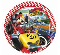 Opakowanie Talerzyki papierowe 'Mickey Roadster Racers' 23 cm, 8 sztuk
