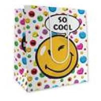 Torba papierowa SMILEY mała 17,8x22,9x9,8cm. Wydawca: MST Toys. SmakLiter.pl Opakowanie Torba papierowa SMILEY mała 17,8x22,9x9,8cm