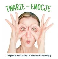 Twarze - emocje. Autor: Agnieszka Starok. SmakLiter.pl Okładka książki Twarze - emocje