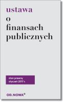 Ustawa o finansach publicznych. Autor: Agnieszka Kaszok (oprac.). SmakLiter.pl Okładka książki Ustawa o finansach publicznych