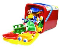 Opakowanie Vikingtoys Zestaw 15 pojazdów w wiaderku