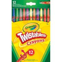 Wykręcane kredki świecowe 12 kolorów CRAYOLA. Wydawca: Crayola. SmakLiter.pl Opakowanie Wykręcane kredki świecowe 12 kolorów CRAYOLA
