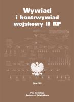Wywiad I Kontrwywiad Wojskowy II RP T.7. Autor: Dubicki Tadeusz. SmakLiter.pl Okładka książki Wywiad I Kontrwywiad Wojskowy II RP T.7