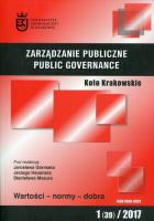 Opakowanie Zarządzanie Publiczne 1/2017 Koło Krakowskie