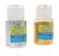 Opakowanie Brokat sypki 25g srebrno/złoty 290859