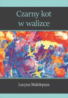 Czarny kot w walizce. Autor: Lucyna Małolepsza. SmakLiter.pl Okładka książki Czarny kot w walizce