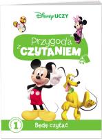 Okładka książki Disney Uczy. Klub Przyjaciół Myszki Miki. Przygoda z Czytaniem. Będę czytać