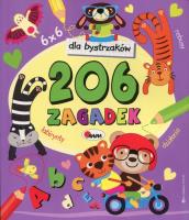 Dla bystrzaków 206 zagadek. Autor: Jolanta Czarnecka. SmakLiter.pl Okładka książki Dla bystrzaków 206 zagadek