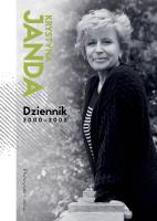 Dziennik 2000-2002. Autor: Krystyna Janda. SmakLiter.pl Okładka książki Dziennik 2000-2002