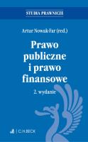 Finanse publiczne i prawo finansowe. Autor: Atrur Nowak-Far. SmakLiter.pl Okładka książki Finanse publiczne i prawo finansowe