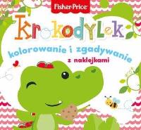 Fisher Price Kolorowanka podłogowa.Krokodylek. Wydawca: Olesiejuk Sp. z o.o.. SmakLiter.pl Opakowanie Fisher Price Kolorowanka podłogowa.Krokodylek