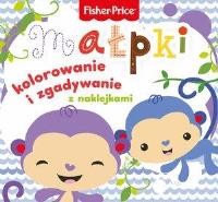 Fisher Price Kolorowanka podłogowa Małpki. Wydawca: Olesiejuk Sp. z o.o.. SmakLiter.pl Opakowanie Fisher Price Kolorowanka podłogowa Małpki