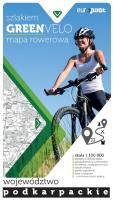 Green Velo mapa rowerowa Województwo podkarpackie. Autor: Opracowanie zbiorowe. SmakLiter.pl Okładka książki Green Velo mapa rowerowa Województwo podkarpackie
